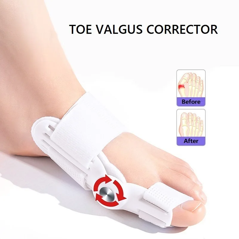 Alisador de férula para juanete, Corrector para aliviar el dolor de pies, Protector para el cuidado de los pies Hallux Valgus, 1 unidad/2 piezas