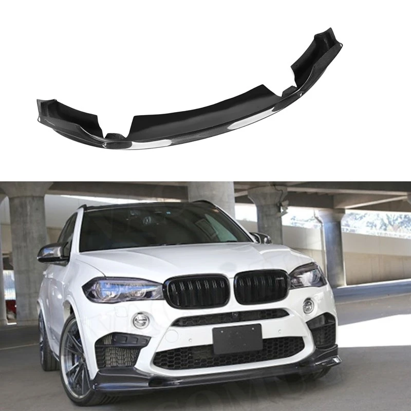 

3D style Real Carbon Fiber Front bumper lip For BMW F86 X6M F85 X5M 2015 UP Auto body kit