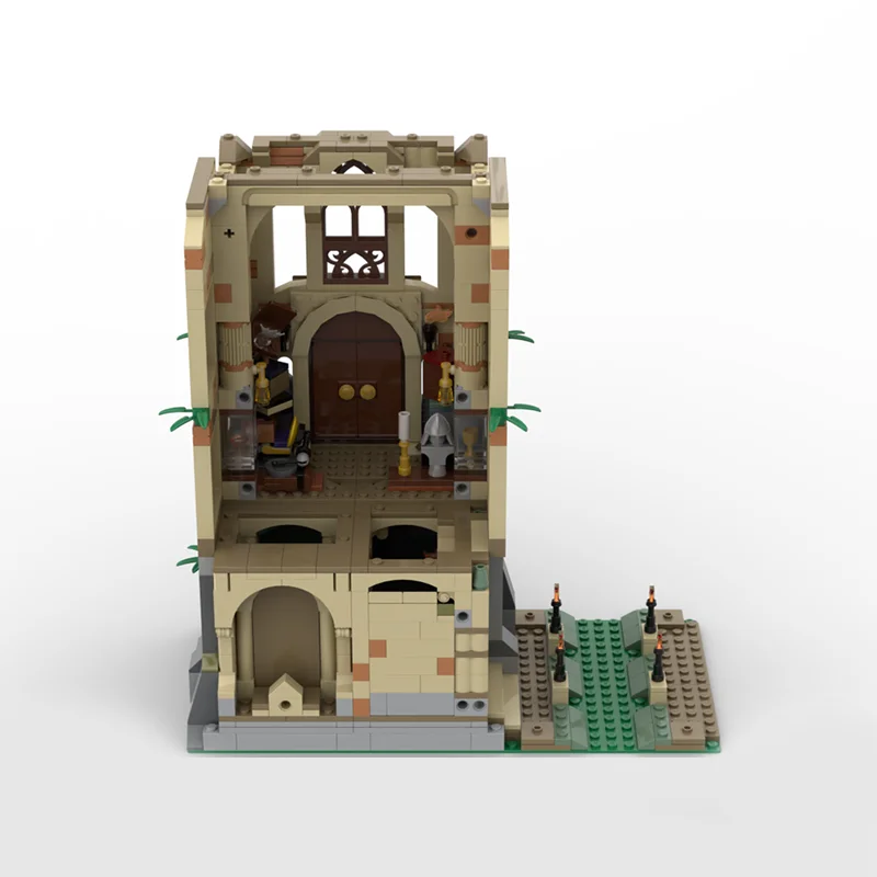 1403 piezas de bloques de construcción modelo HP Grand Tower - Kit de bricolaje de castillo, arquitectura detallada, perfecto para niños y adultos, creativo