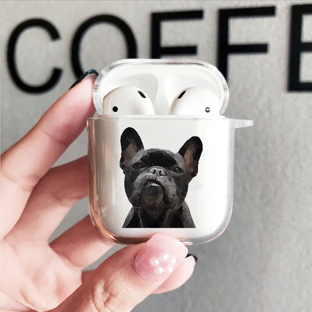 French Bulldog Cute Dog Airpod Cases 3 dla 2 1 Pro Pro2 Pods Gen Air Pods Pro Cover Funny Lovely Pet Earphone Cartoon Box Coque