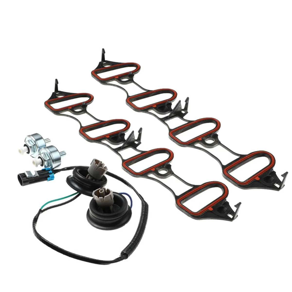 

Knock Sensor Wire Harness Kit with Intake Manifold Gasket Kit for Silverado Sierra 12601822 213-3521 89060413 12589867 jasmine