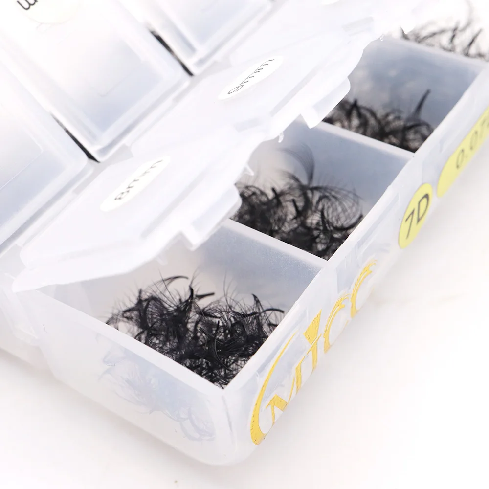 CMICC 500Fans Handmade Russian Volume Promade Fan 6D 10D Loose Fans M L Special Curl Premade Eyelash Extensions Fox Style Lashes