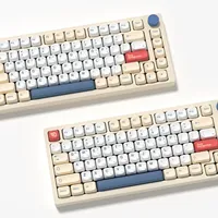 KBDiy GMK SoyMilk Keycap for Mechanical Keyboard Retro PBT KOA Profile Custom ISO MAC 140 Keys Caps for crush80 raven68 mad 60he