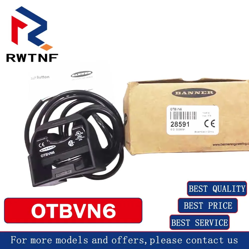 Brand New Genuine OTBVN6 Banner Laser displacement photoelectric sensor,100% original warehouse stock