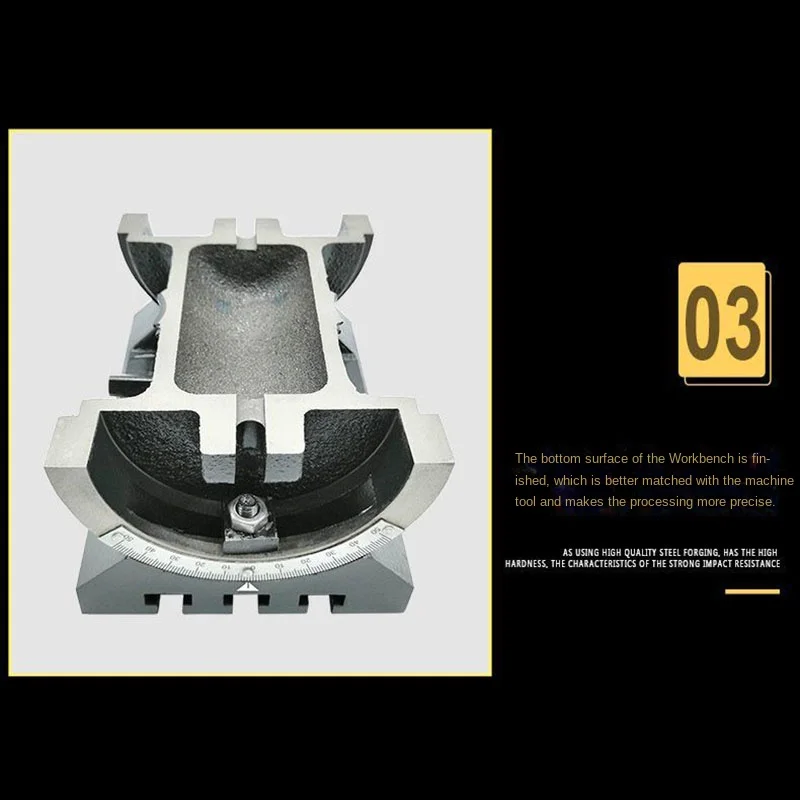 7 inch Angle Working Table for milling machine Milling machine drilling machine adjustable angle turntable tilting table