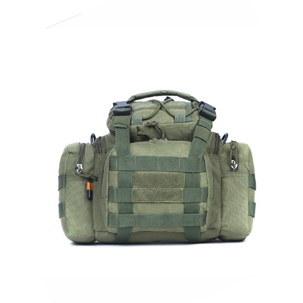 

Outdoor Large Capacity Waterproof Fishing Bag Green Multi-Functional Riding Bag Storage
