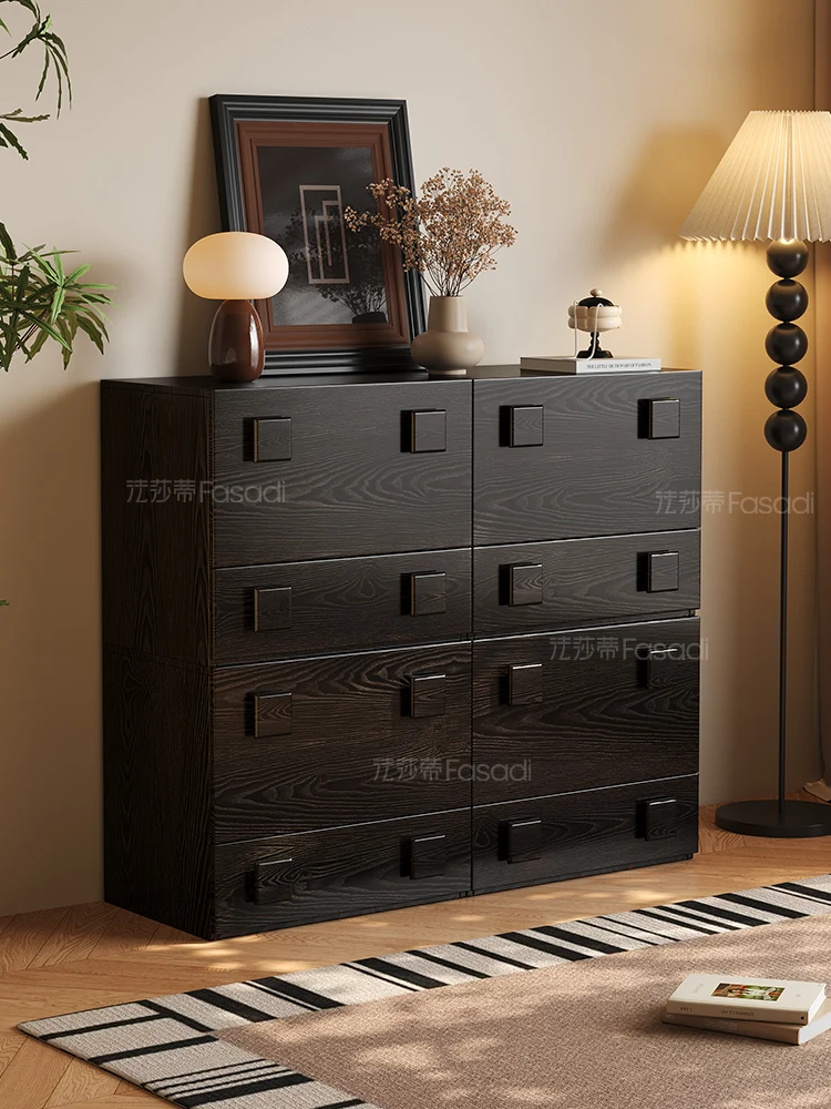 

Medieval solid wood chest cabinet, living room against the wall, locker, bedroom bedside TV cabinet, dining side cabinet