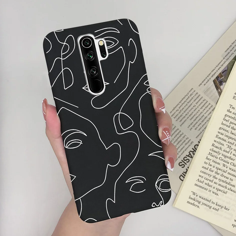 Case For Xiaomi Redmi Note8 Pro Matte Fashion Dinosaur Bear Pilot Flower Cactus Cover Coque For Redmi note 8 pro 8pro Funda Capa