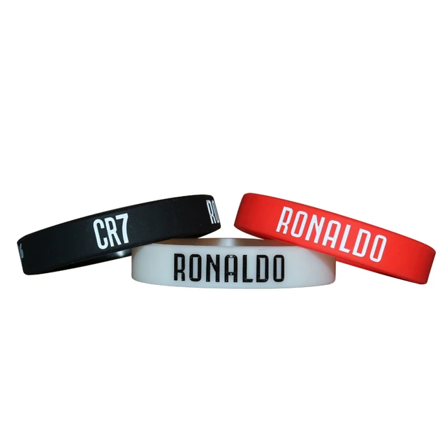 1PCS Football Sports Wrist Strap CR7 Ronaldo Boys Outdoor Sports Rubber Elastic Silicone Bracelet Fans Club Souvenir AliExpress 36