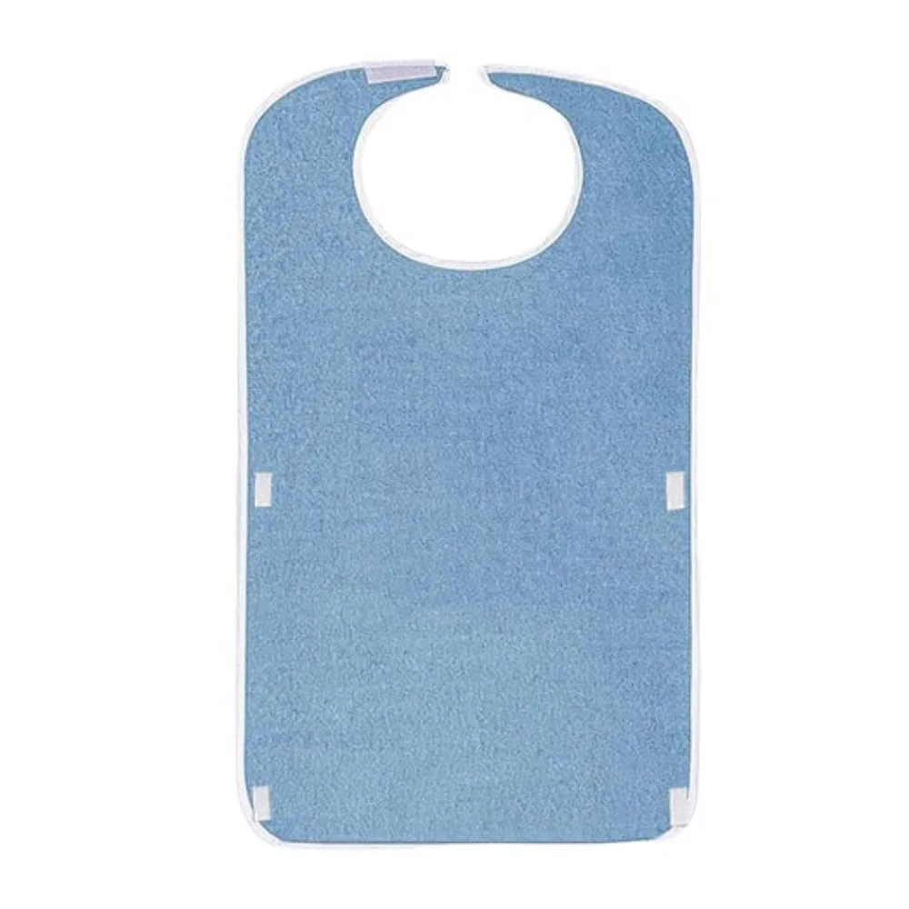 Anti-oil Elderly Bib Stain Resistant Pocket Style Eating Assistance Bib Multi-purpose Adjustable Mealtime Bib Mess-Free Diet