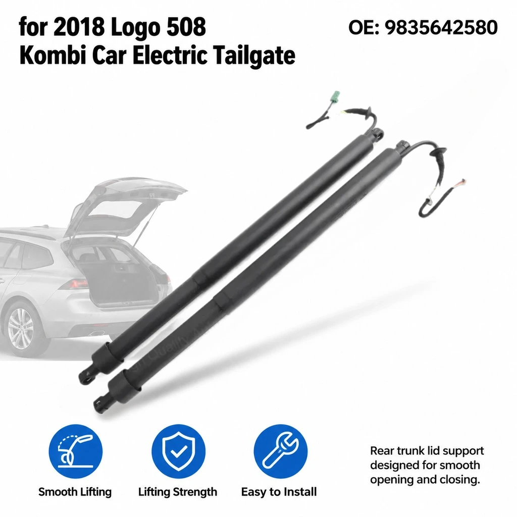 For 2018 Logo 508 Kombi Car Electric Tailgate Strut Lift Support Shock Absorber 9835642580 Auto Rear Trunk Gas Spring