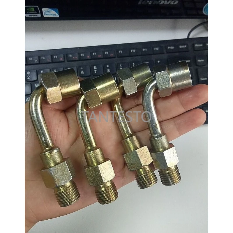 CRIN Test Bench Fuel Line Pipe Conversion Jiont Adaptors Repair Tools M14-12 M14-14/16/18/20