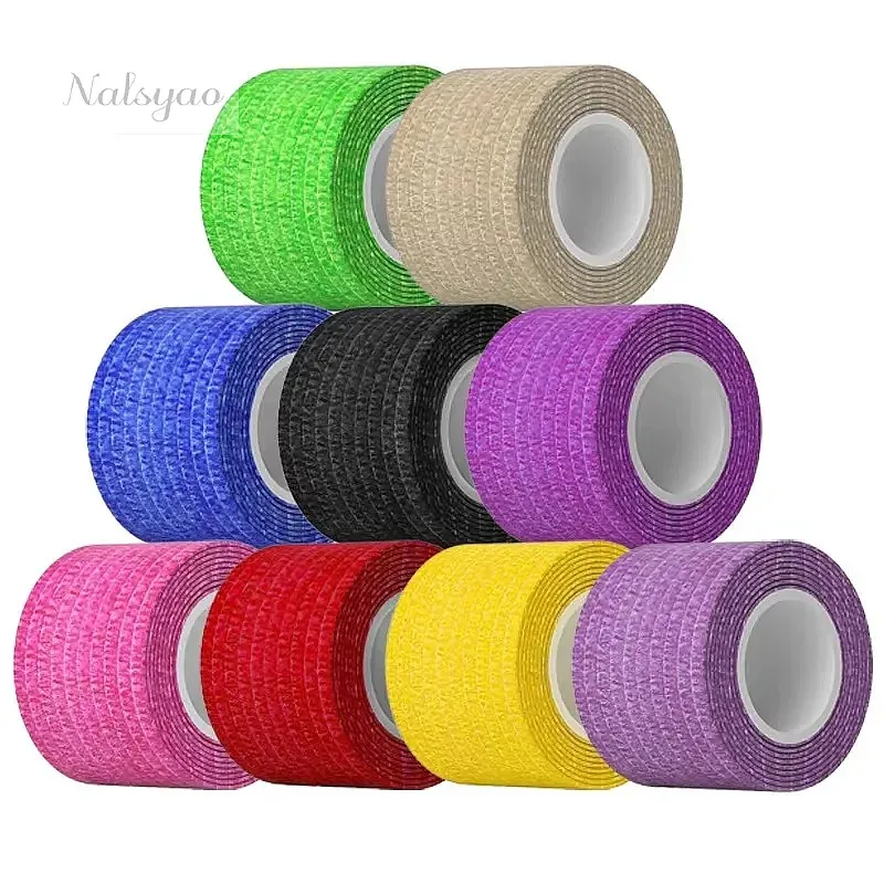 For Wrist Ankle Sprains & Swelling Tattoo Cover 6/10/12pcs First Aid Self Adhesive Cohesive Elasticity Bandages Sports Tape
