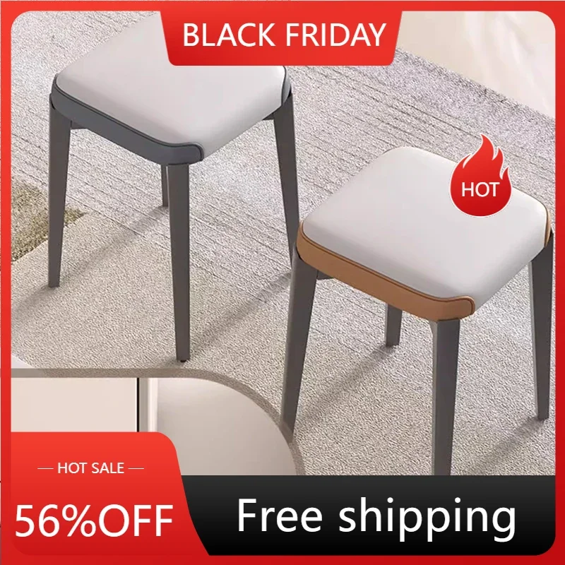 Portable Chair Brief Dining Minimalist Room Durable Chairs Furniture Antique Stool Kitchen Stools Pack Muebles Deals Home Lhy