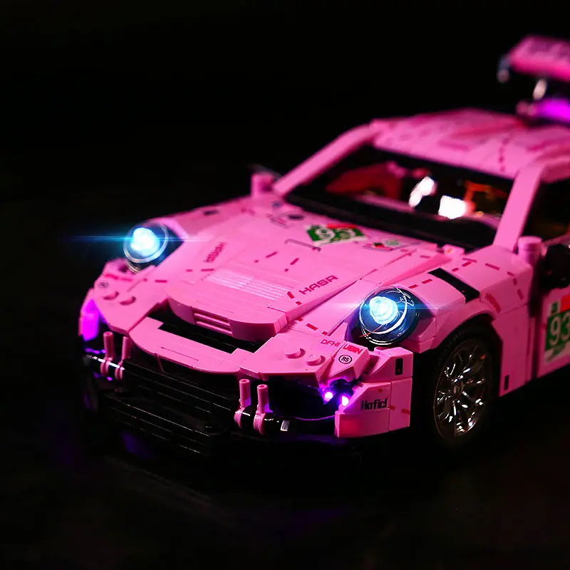 Diy Rc Led Light Kit Voor Lego Sy0003 Technische Sportwagen (Alleen Led Licht, Zonder Blokken Model)