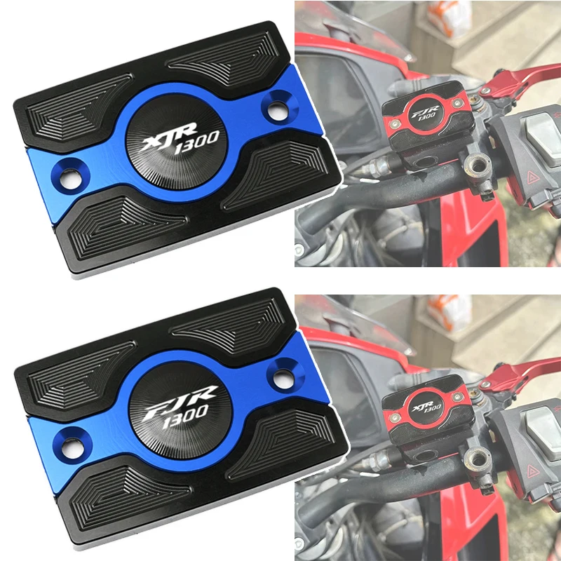 Explosions For YAMAHA XJR1300 FJR1300 FJR XJR 1300 Motorcycle Aluminum Accessories Front Clutch Brake Fluid Reservoir Cover Caps