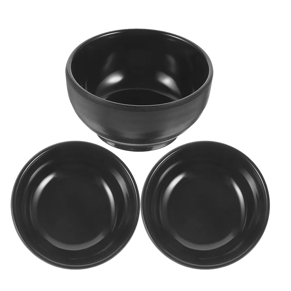 

3pcs Condiment Dish Small Sauce Bowl For Seasoning Soy Sauce Dipping Serving Flavor Dish Party Catering Round Dishes