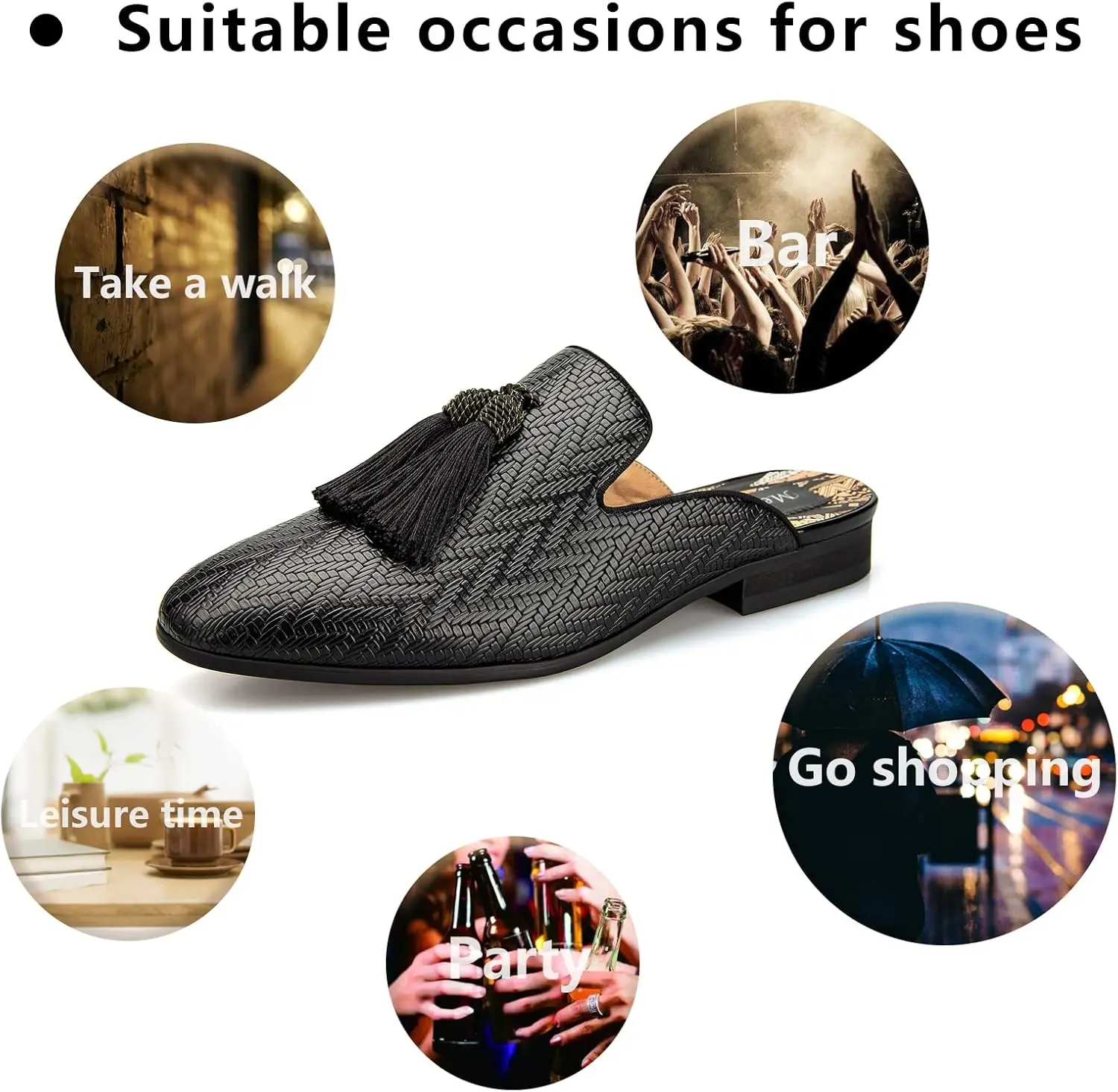 Leather Slippers Breathable Su - Men'S Formal Wear Slippers recension och pris