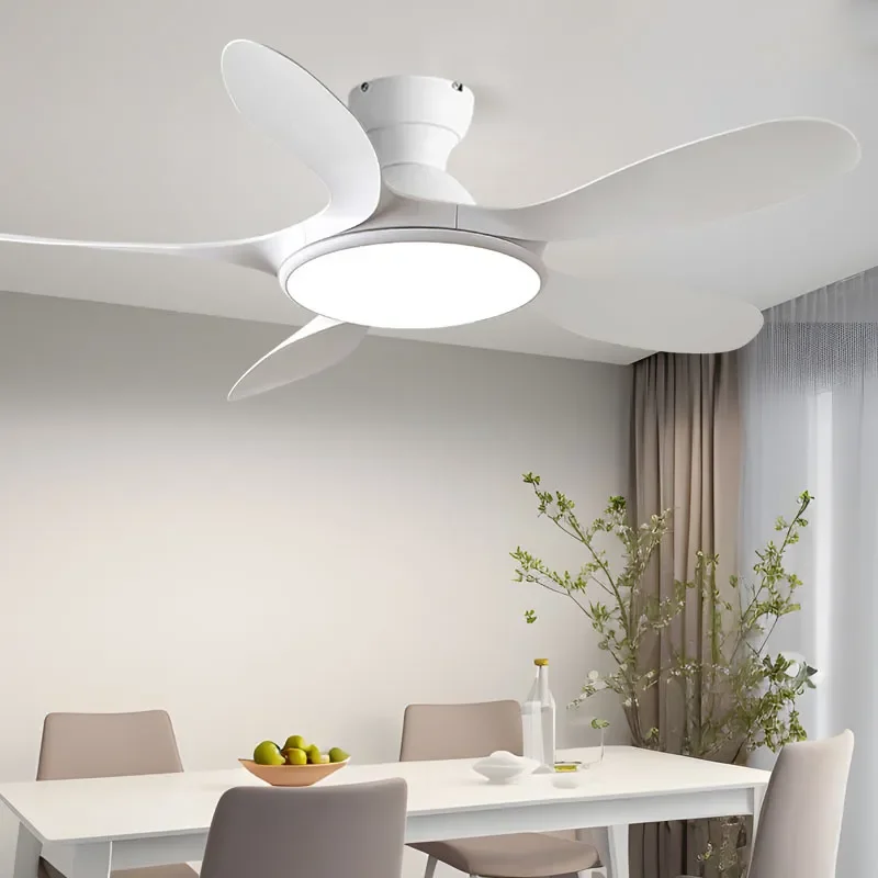 Modern Full Spectrum Ceiling Fan Light Remote Control Frequency Conversion Ventilator Lamps Living Room Decoration Light Fixture