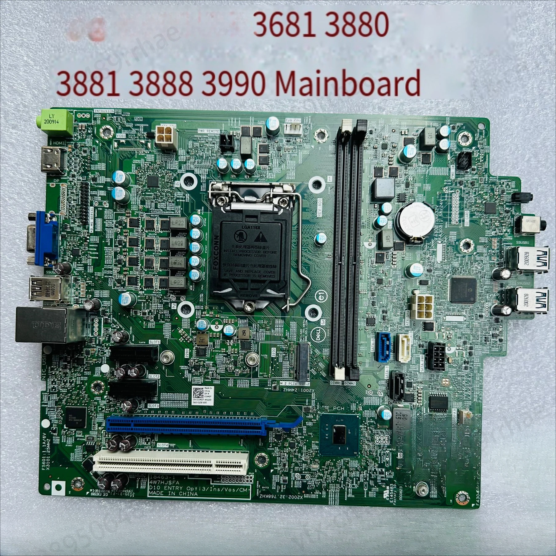 Vostro 3681 3880 3881 3888 3991 3990 main board 18463-1