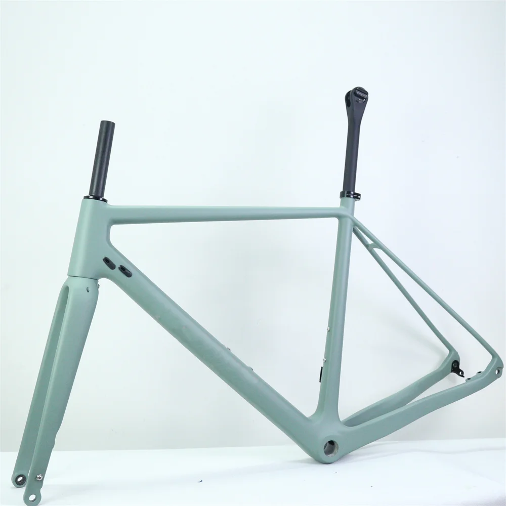 Super Light Bike Toray T800 Carbon Bicycle Frame 700*42C Or 650B*47mm Max Tire Gravel Frameset Bike Frame