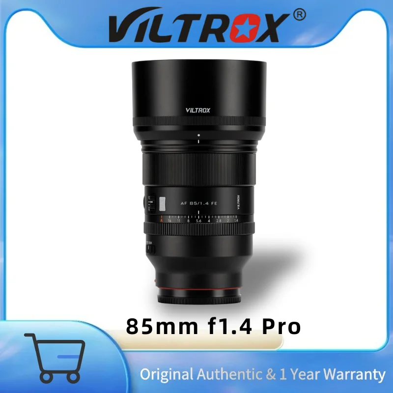 VILTROX 85mm f1.4 Pro Portrait Lens Auto Focus Large Aperture  Full-Frame with HyperVCM Motor for Sony E A7IV A7C NIKON Z