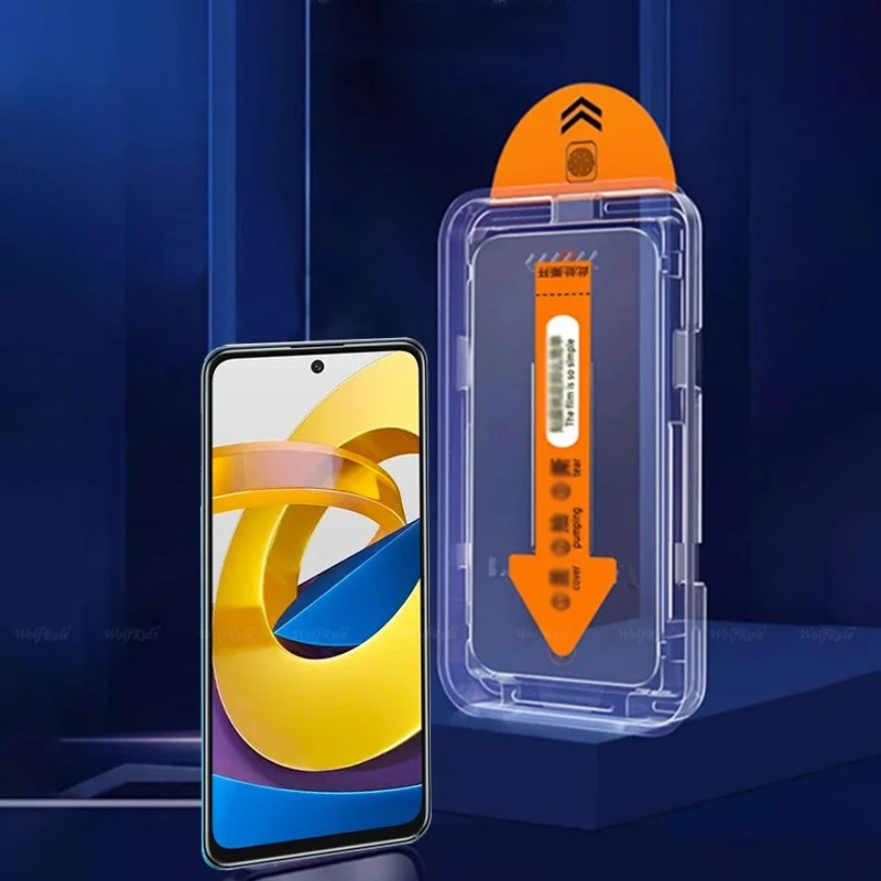 1-4pcs For Poco M4 Pro 5G Glass Xiaomi Poco M4 Pro 5G Tempered Glass Easy Installation Dust Free Screen Protector Poco M4 Pro 5G
