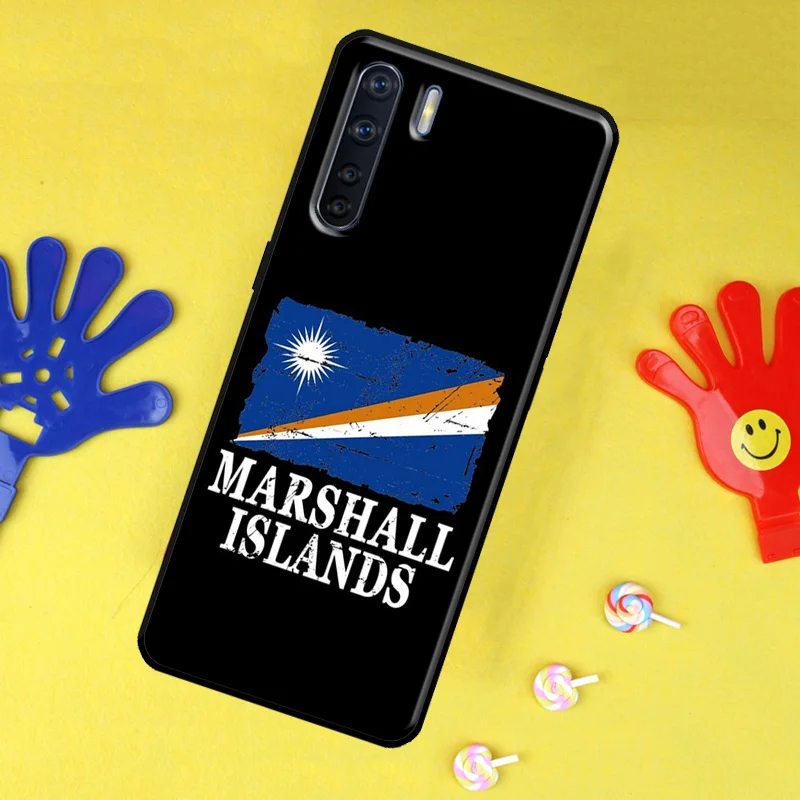 marshall island national flag Case For OPPO Find X3 X5 Pro A52 A72 A5 A9 A31 A53 A15 A5S A83 A91 A93 A54 A74 A94 Cover