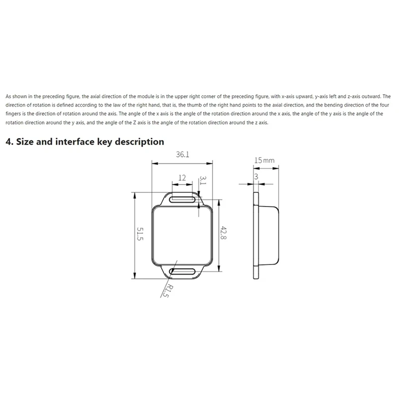 9- WiFi Attitude Sensor Accelerometer Gyroscope Attitude Angle Magnetic Field Tilt Measurement WT901-WiFi-AT35