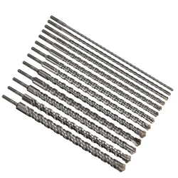 1Pc Concrete SDS Plus 8-30mm bit Cross Cutter head double auger Hammer 500mm Wall Brick Block Electric Hammer Masonry Bit