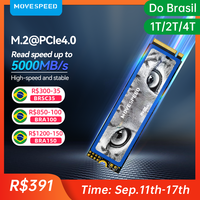 MOVESPEED SSD NVMe M2 2280 5000MB/s 4TB 2TB 1TB Internal Solid State Hard Disk M.2 PCIe 4.0 SSD Drive for PS5 Laptop PC