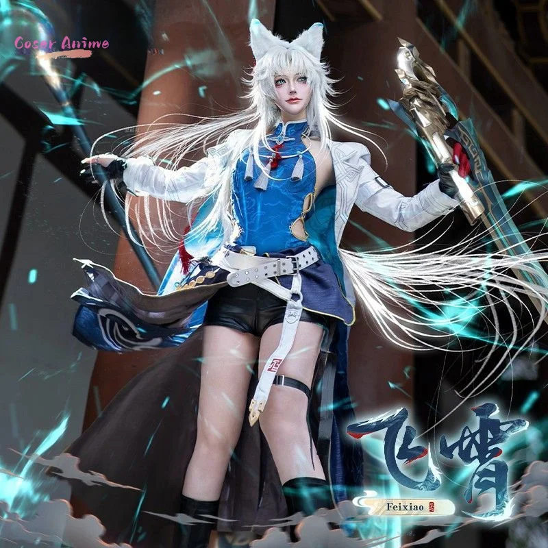 

Игра Honkai:Star Rail Feixiao, карнавальный костюм, униформа на Хэллоуин, карнавал, вечеринку, Рождество, ролевая одежда, одежда