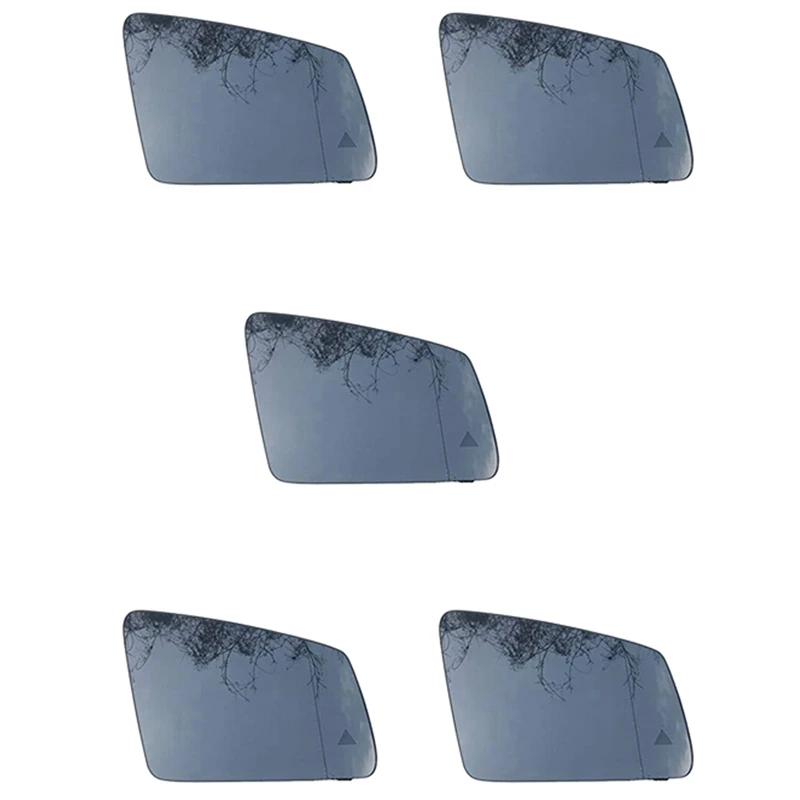 

5X Car Replacement Heated Blind Spot Warning Wing Right Rear Mirror Glass For Mercedes-Benz Gla GLK W204 W212 W221 09-18