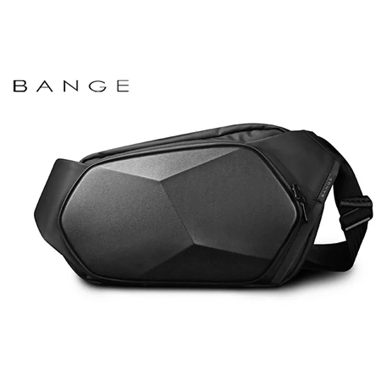 

BANGE Men Bag Tready Man messenger bag With Hard Shell Crossbody Pack Anti theft Waterproof Travel Male Chest bag