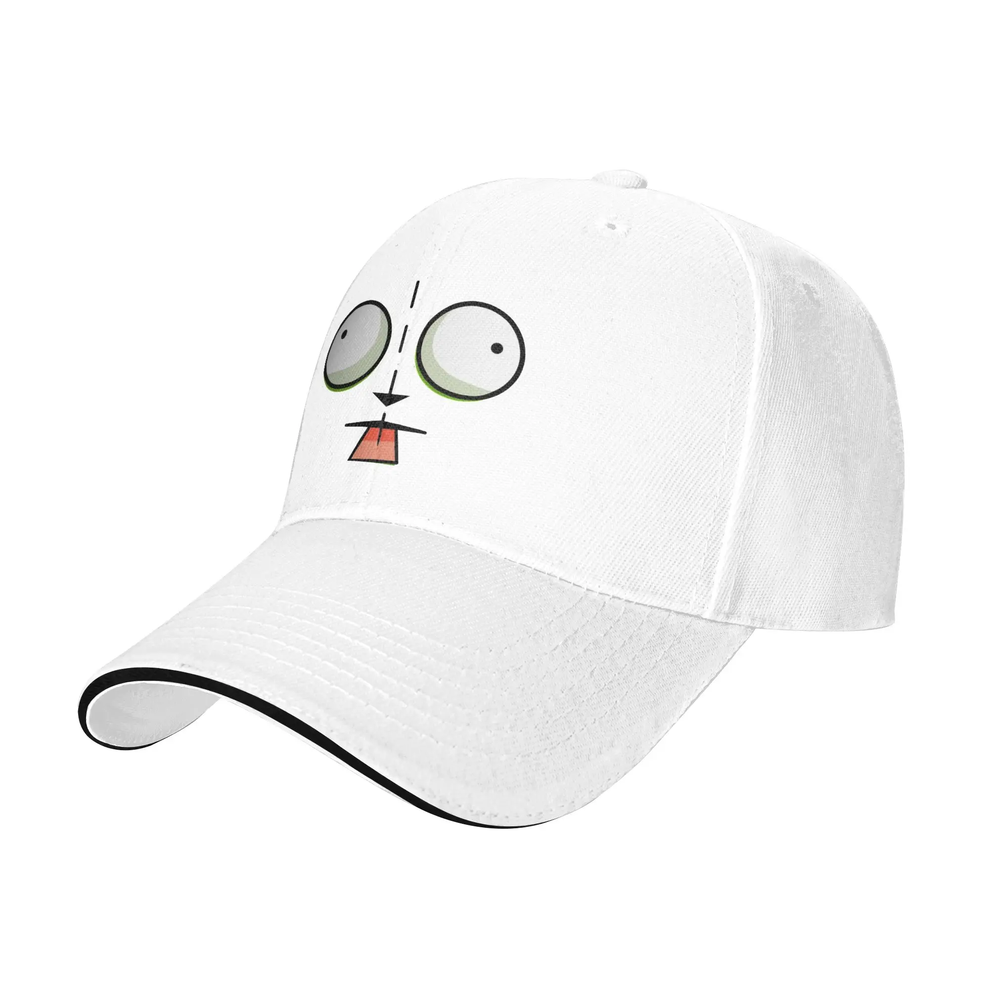 Gir Face   Invader Zim Cartoon Baseball Cap Fashion  Sandwich Caps Unisex Style Polyester Dad Hat Outdoor