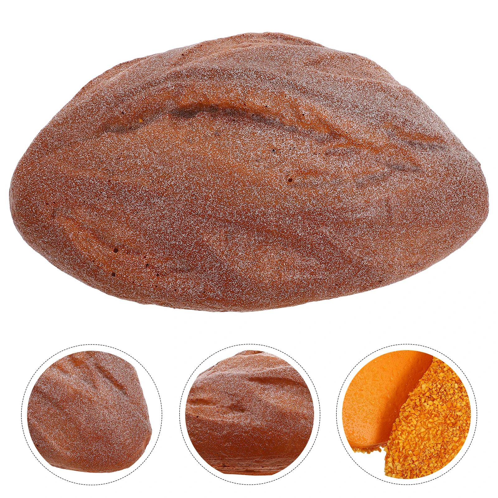 

2pcs Simulation Bread Lifelike Fake French Bread Realistic Artificial Loaf Bakery Prop For Restaurant Display Home Decor Kitchen