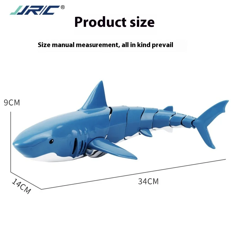 JJRC Hot Selling New 2.4G Remote Control Shark Shaped Remote Control Boat Charging Version Summer Children'S Water Toy Gifts