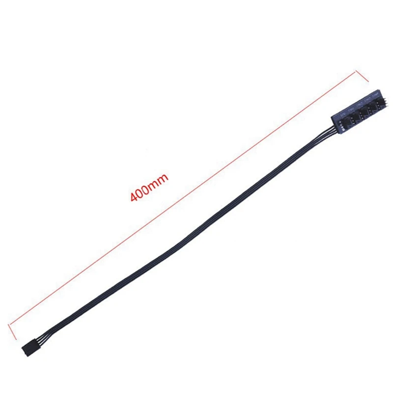 Hot TTKK 4 Stuks 40Cm 1 Tot 5 4-Pin Molex TX4 PWM Fan CPU HUB Splitter PC Case Chasis Cooler Verlengkabel Adapter Controller