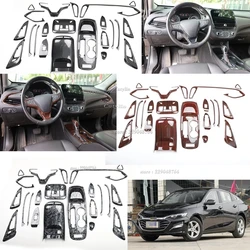 For Chevrolet Malibu XL 2016 -2022 ABS Carbon Fiber Car Steering Wheel Trim Window Switch Control Button Frame Cover Accessories