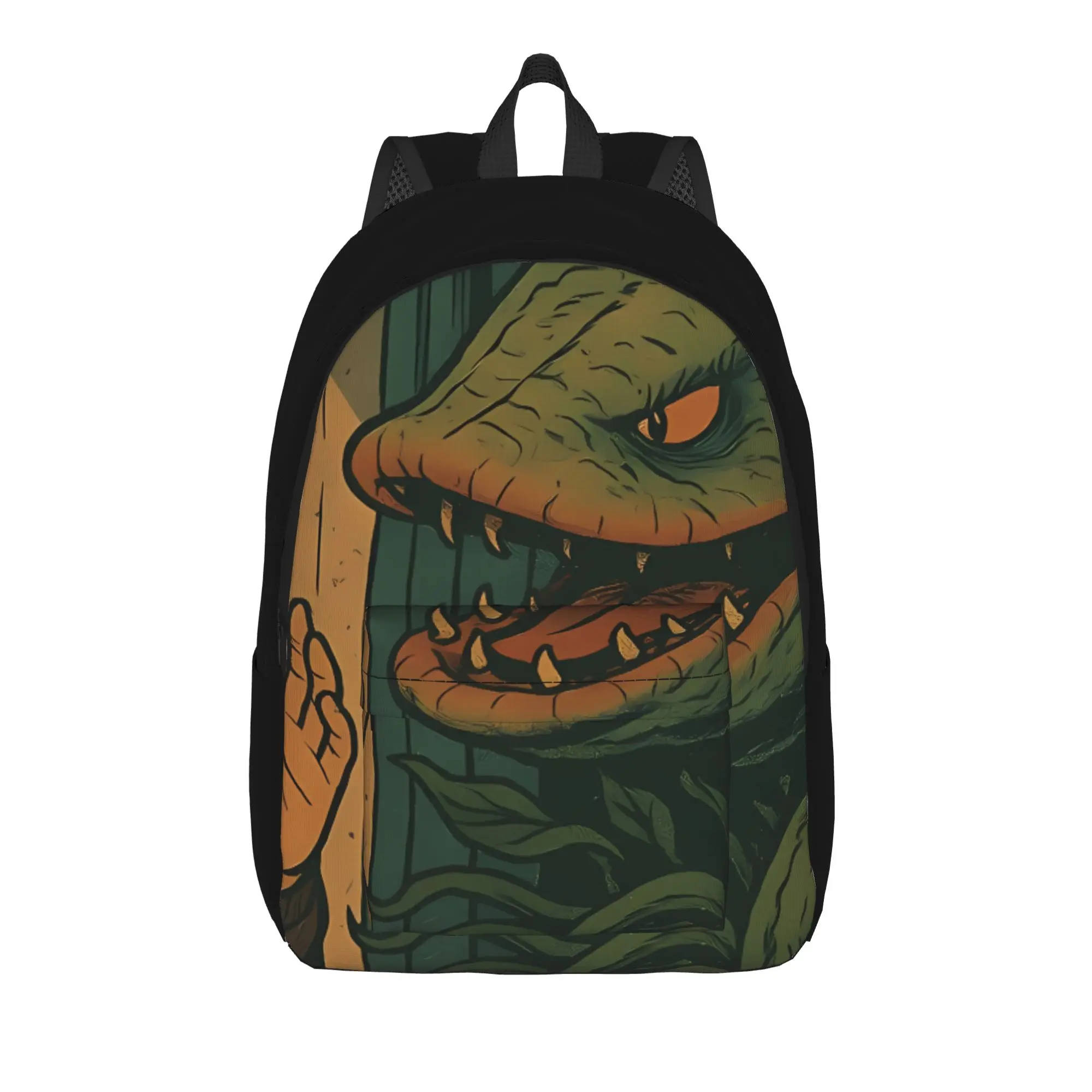 Back to School Season Lightweight Creepy Potted Flora Bookbag Little Shop of Horrors High School Students Handbag Backpack