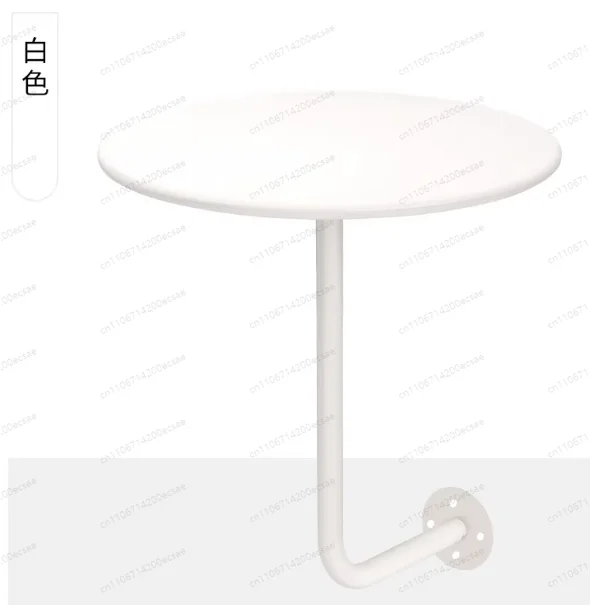 Wall-mounted Small Round Table, Wall-mounted Side Table, Dessert Shop, Café Booth, Industrial Style Wall-to-wall Table