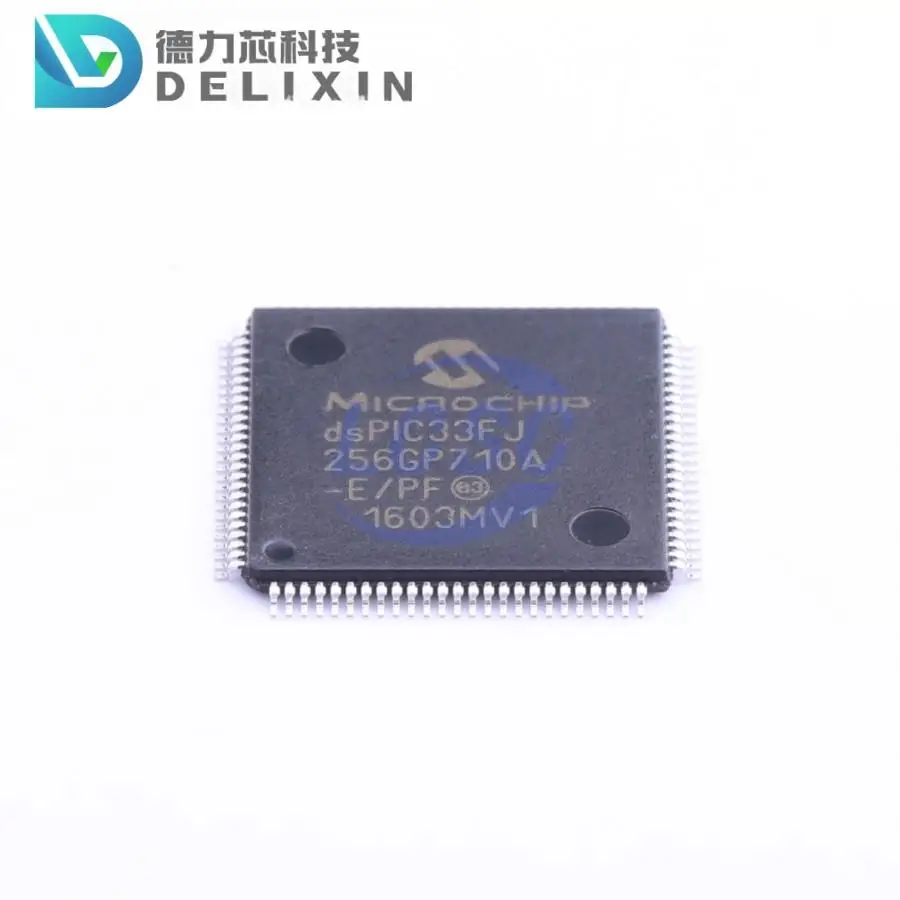 DSPIC33FJ256GP710A-E/PF 256KB 85 TQFP-100(14x14) processori di segnale digitale (DSP/DSC) chip nuovo originale