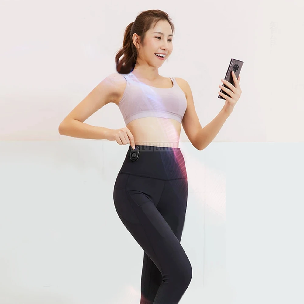 

EMS Micro Current Fitness Suit Electric Pulse Lazy Training Yoga Pants Physical Therapy Shaping Smart Legs Slimming Device