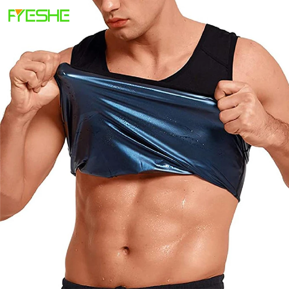 Men Women Sauna Suit Trapping Shapewear Sweat Body Shaper Vest Corset Slimmer Compression Thermal Fitness Workout Shirt