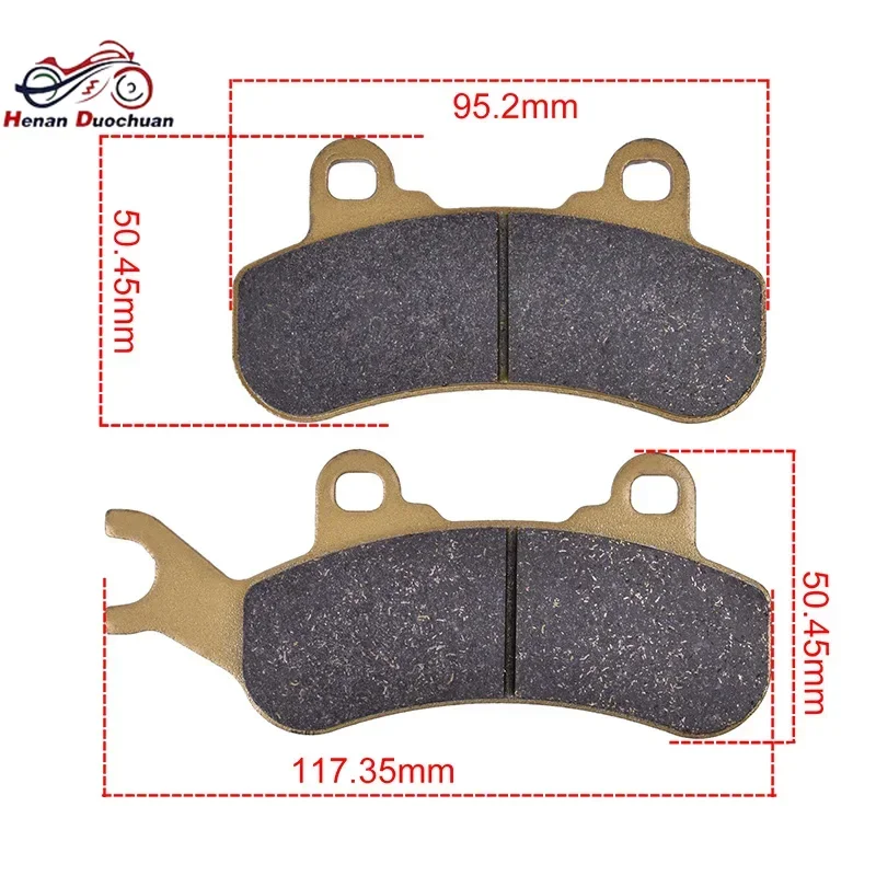 وسادة الفرامل الأمامية والخلفية للدراجة النارية لـ Can-Am Traxter HD10 Max Traxter T Maverick Trail Maverick X3 Defender Max 2018 2019 #4