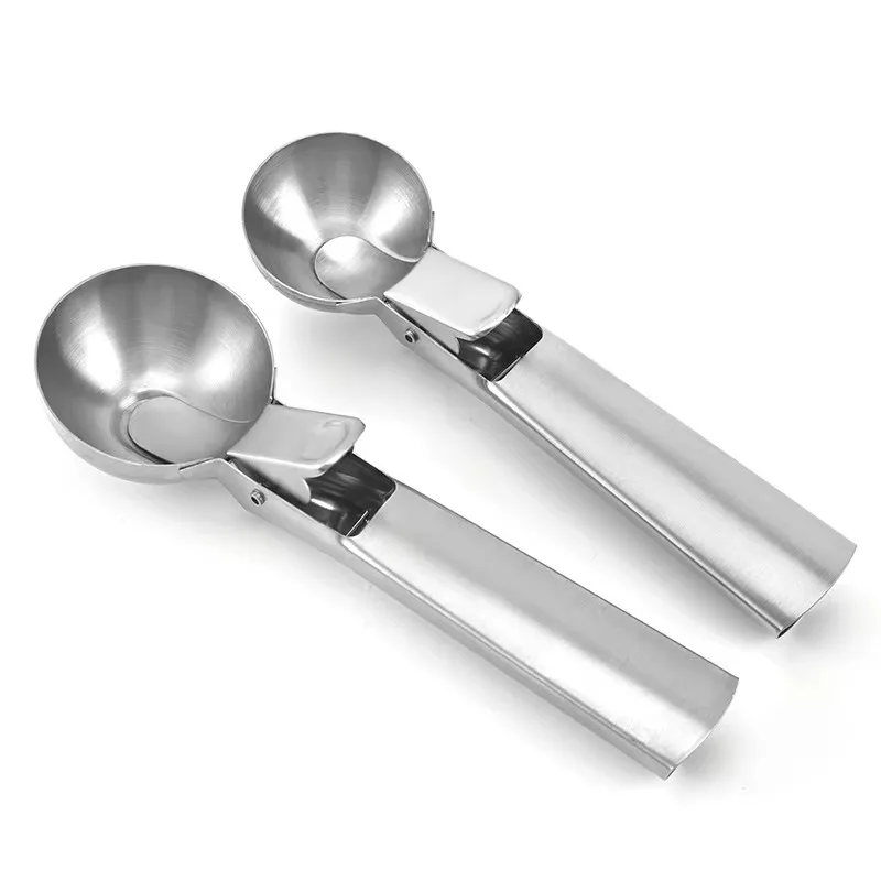 Ice cream shovel, stainless steel antifreeze handle, high-quality metal ice cream tool