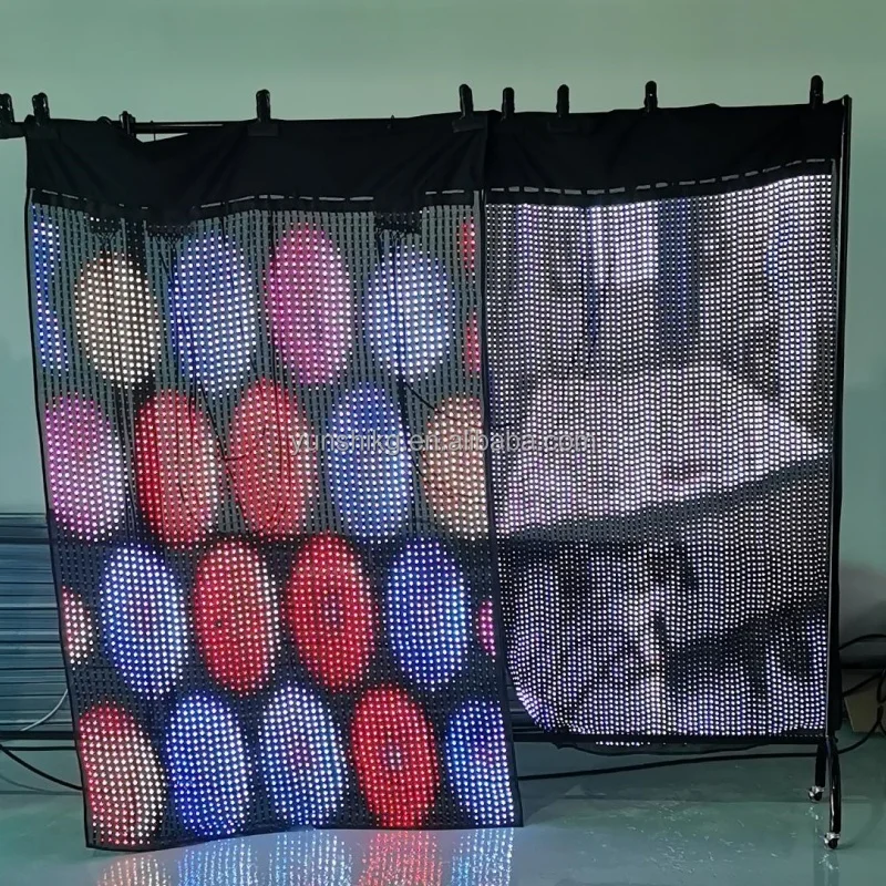 P15/P20/P30 Drone Show Vliegende LED Mesh Display Scherm Opvouwbaar LED Magic Carpet Scherm Drone Show Hologram Vliegende Display