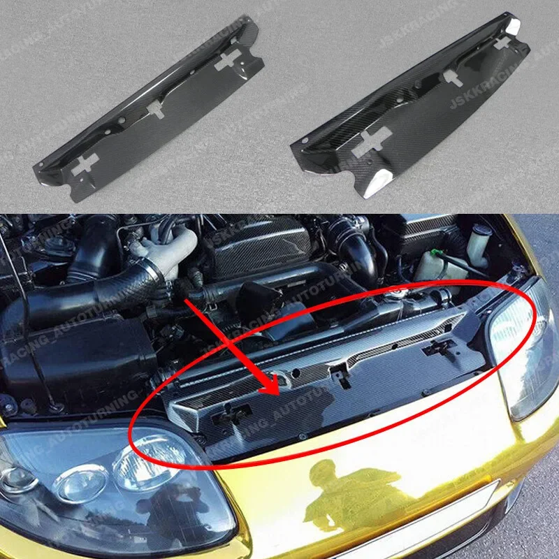 

Для Toyota 93-98 Supra MK4 JZA80 охлаждающая накладка на панель радиатора из углеродного волокна