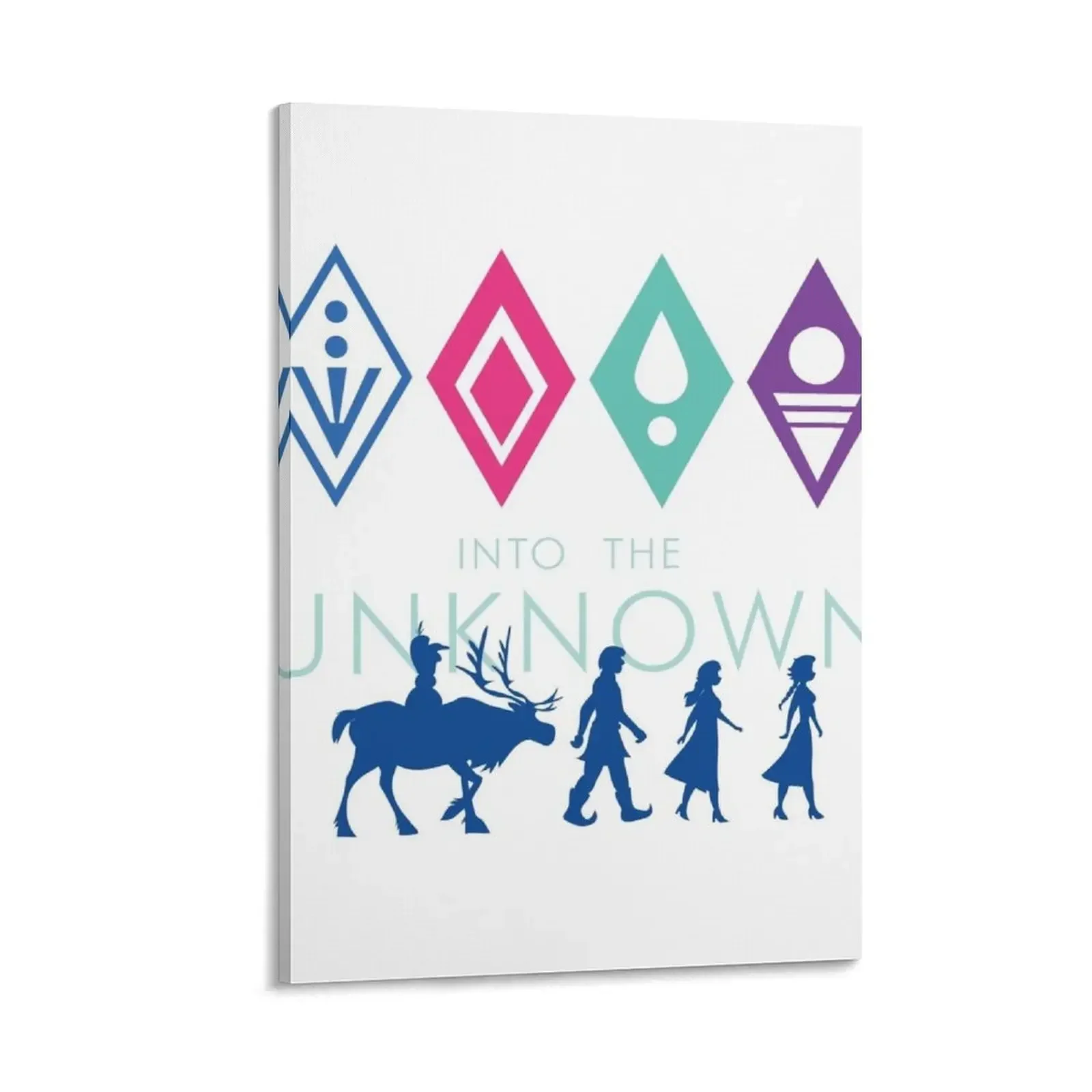 

Characters of into the unknown Canvas Painting wall frame for living room Paintings on canvas for living room posters anime