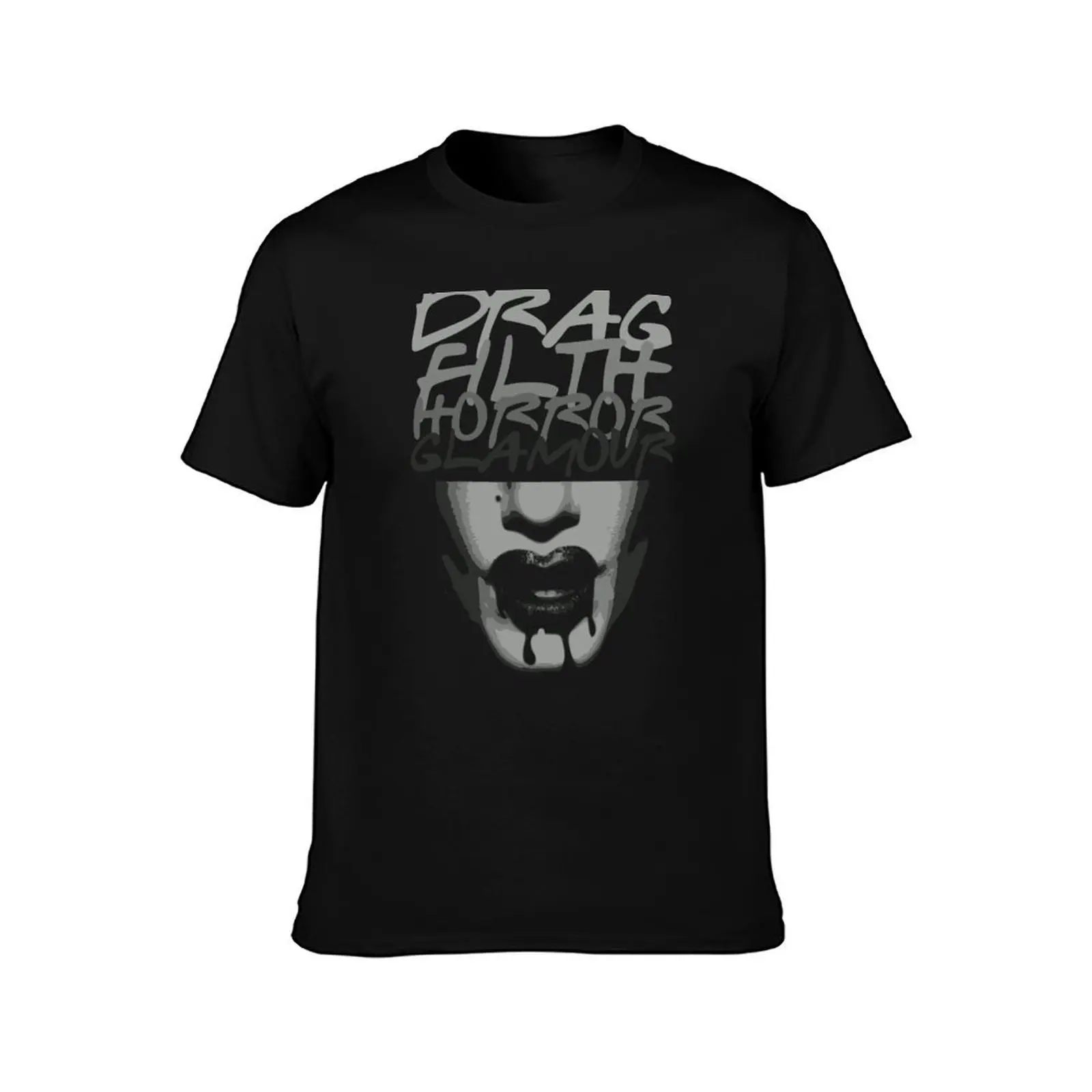 DRAG FILTH HORROR GLAMOUR T-Shirt Dry Fit Running Short Sleeve Top T-Shirt